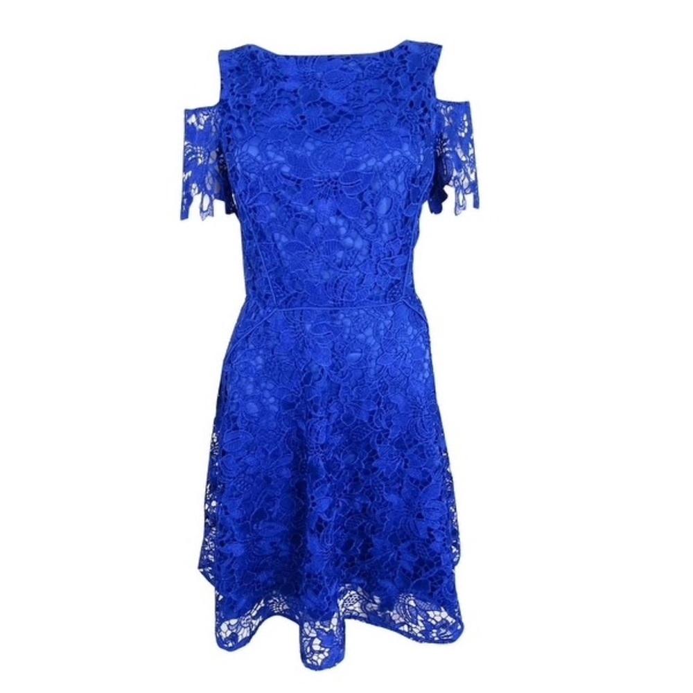 Tahari off the shoulders dress